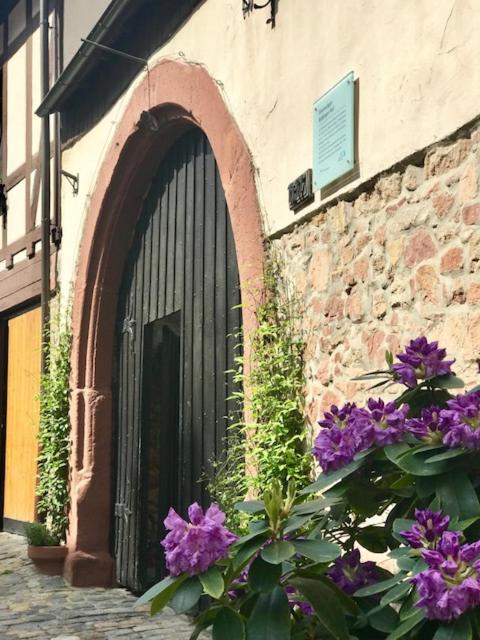 Turmwohnung Buedinger Hof فينهايم المظهر الخارجي الصورة